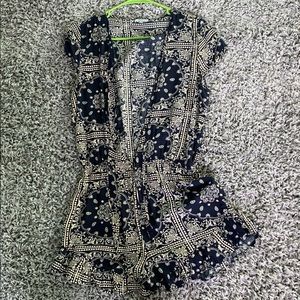 Super Deep V-Neck Romper